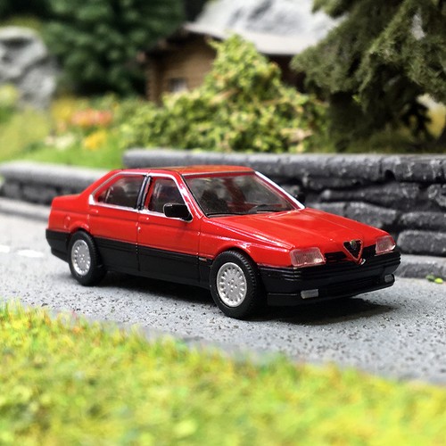 Alfa roméo 164 rouge 1988 - alfa,