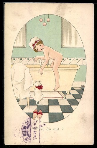 Carte postale artiste enfant - carte,