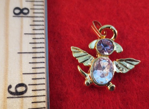 Pendentif charm ange chien - chien, en