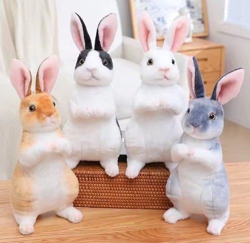 Lapin peluches réaliste - lapin,
