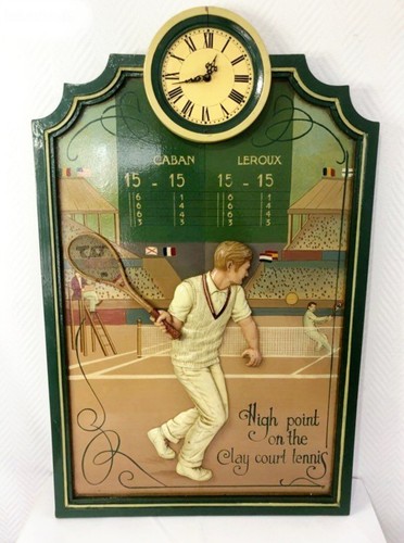 Tableau avec horloge country - tableau,
