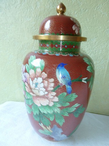 Vase pot couvert - vase, bronze