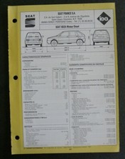 Fiche technique automobile