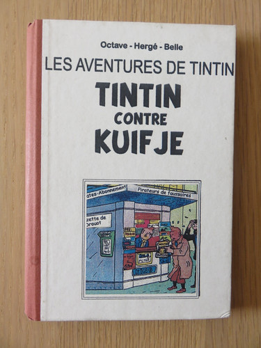 Tintin contre kuifje pastiche - contre,