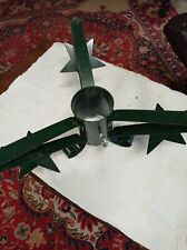 PIED EN METAL POUR SAPIN DE NOEL - DE COULEUR VERTE