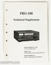 Service Manual For Yaesu FRG-100 Shortwave Communications Radio Receiver