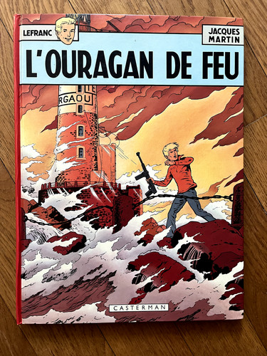 Lefranc ouragan feu - lefranc, l'ouragan
