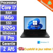 ☑️⭐☑️Lenovo ThinkPad T14 Gen 1 - Core i7-10510U - SSD 512 Go - Ram 16Go Azerty☑️