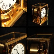 Jaeger LeCoultre Atmos Clock Cal.528-8 Gold Roman Dial Vintage Swiss Vintage