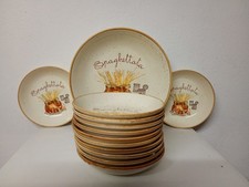 Service  italien décoré main