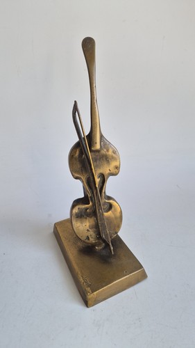 Sculpture yves lohe violon - sculpture,