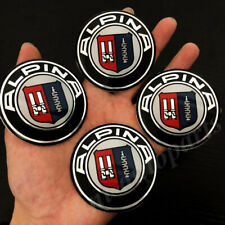 4pcs 65mm Alpina Wheel Center Hub Cap Badge Emblem Decal Sticker B3 4 5 6 7