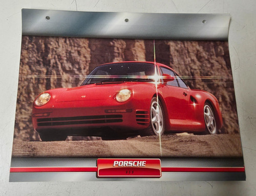 Porsche 959 carte fiche - porsche,
