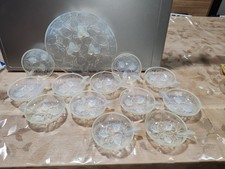 Service à dessert verre