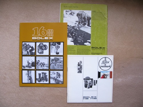 Brochures bolex mm - brochures, 16