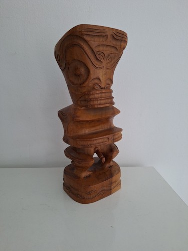 Statuette figurine tiki bois - figurine,