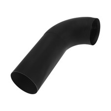 4" dia coude 90° tuyau échappement acier inox T304 sablé noir