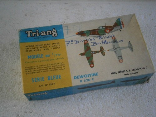 Maquette avion ww2 - dewoitine, d