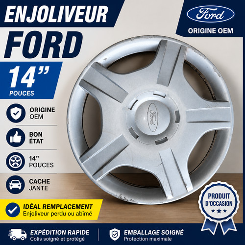 Enjoliveur origine ford - enjoliveur,