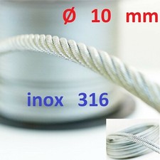 Câble inox 316  Ø 10  mm   7