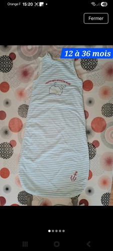 Vertbaudet gigoteuse bébé
