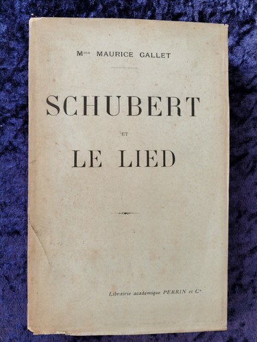 Schubert lied maurice - schubert,