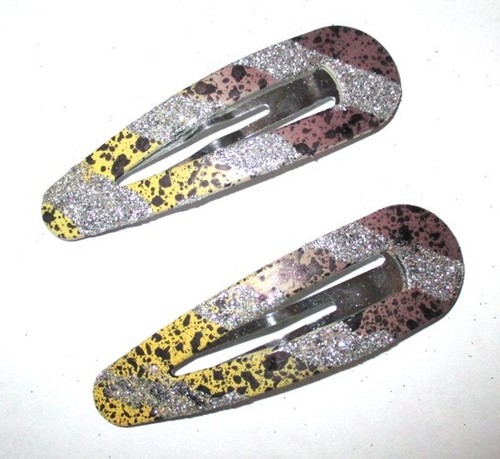 Barrettes pailletées - cm,