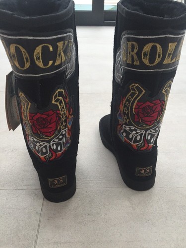 Bottes koolaburra noires rock - bottes,