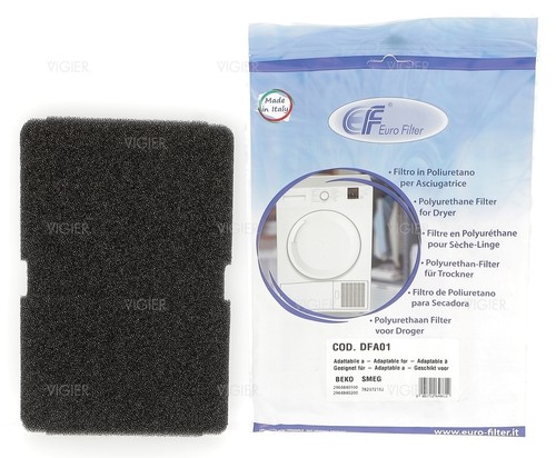 Filtre mousse sèche linge