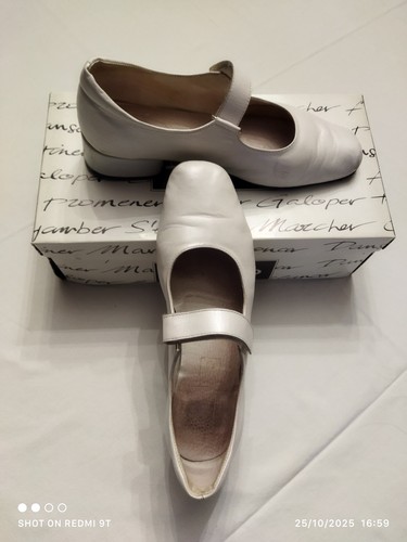 Repetto babies cuir blanc - repetto,