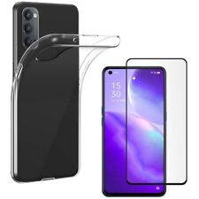 CLEAR CASE + TEMPERED GLASS FILM FOR OPPO FIND X3 LITE TPU CASE