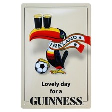 Plaque métal publicitaire