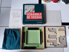ANCIEN JEU DE SOCIETE " SCRABBLE DE VOYAGE " EN BOITE