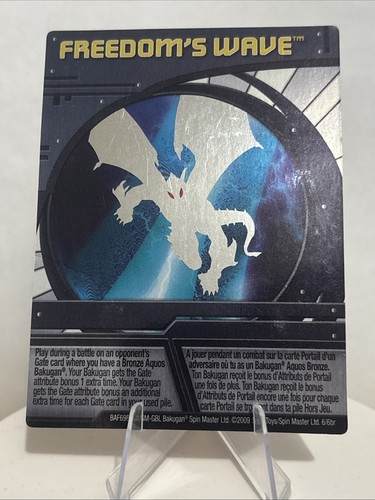 Bakugan card freedom - -, wave