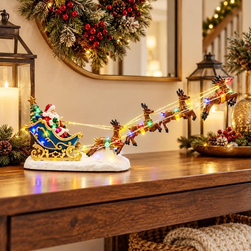 Décoration noël traîneau - noël,