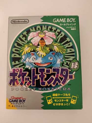 Pokémon vert japonais - vert, gb