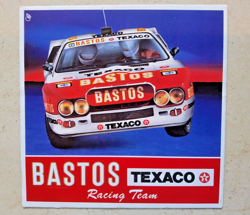 Autocollant texaco bastos - autocollant,