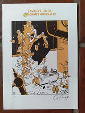 EXEM - SAVANTS FOUS MACHINES INFERNALES - Ex-Libris sérigraphié