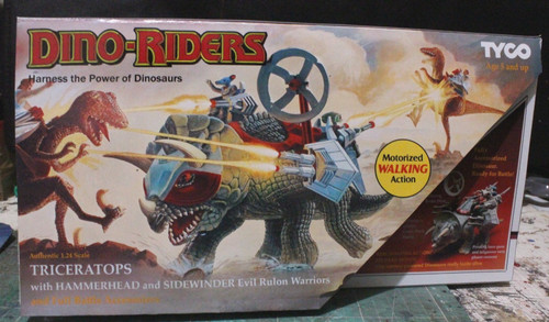 Dino riders triceratops box - triceratops,