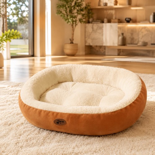 Panier chat douillet - , ovale