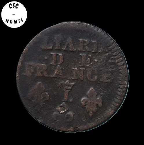 Louis xiv liard - -,