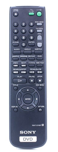 Sony rmt d116p - sony, rmt-d116p