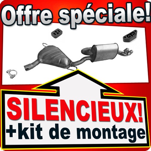 Silencieux arriere pour fiat - silencieux,