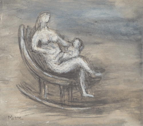 Henry moore rocking chair - le, rocking-chair