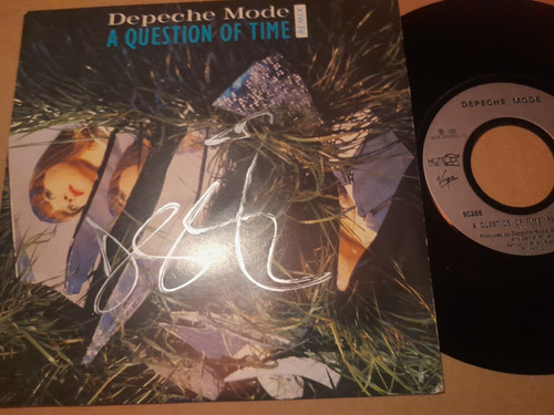 Depeche mode autograph vinyl - vinyl, 7