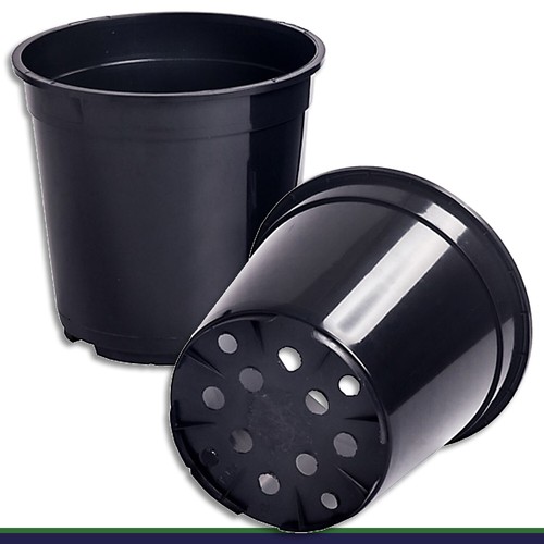 Pot fleurs noir - fleurs, x