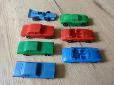 Lot of 7 Cars 1/43rd VINYL LINE and GALANITE - 1970 Rubber Car
