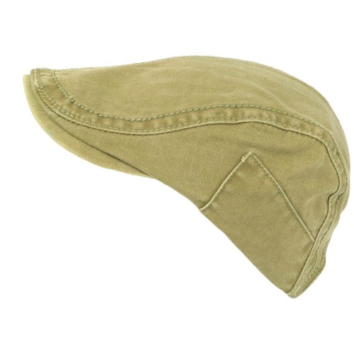 Casquette plate verte tendance - plate,