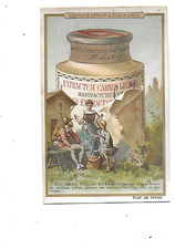 old advertising chrome Liebig for mountaineers gold