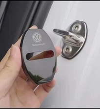 For VW Polo Golf Passat Scirocco Tiguan  T-ROC Touareg  Black Lock Covers (Pair)
